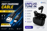 Premium Fast Charging USB-C Cable – High-Speed Charging & Data Transfer